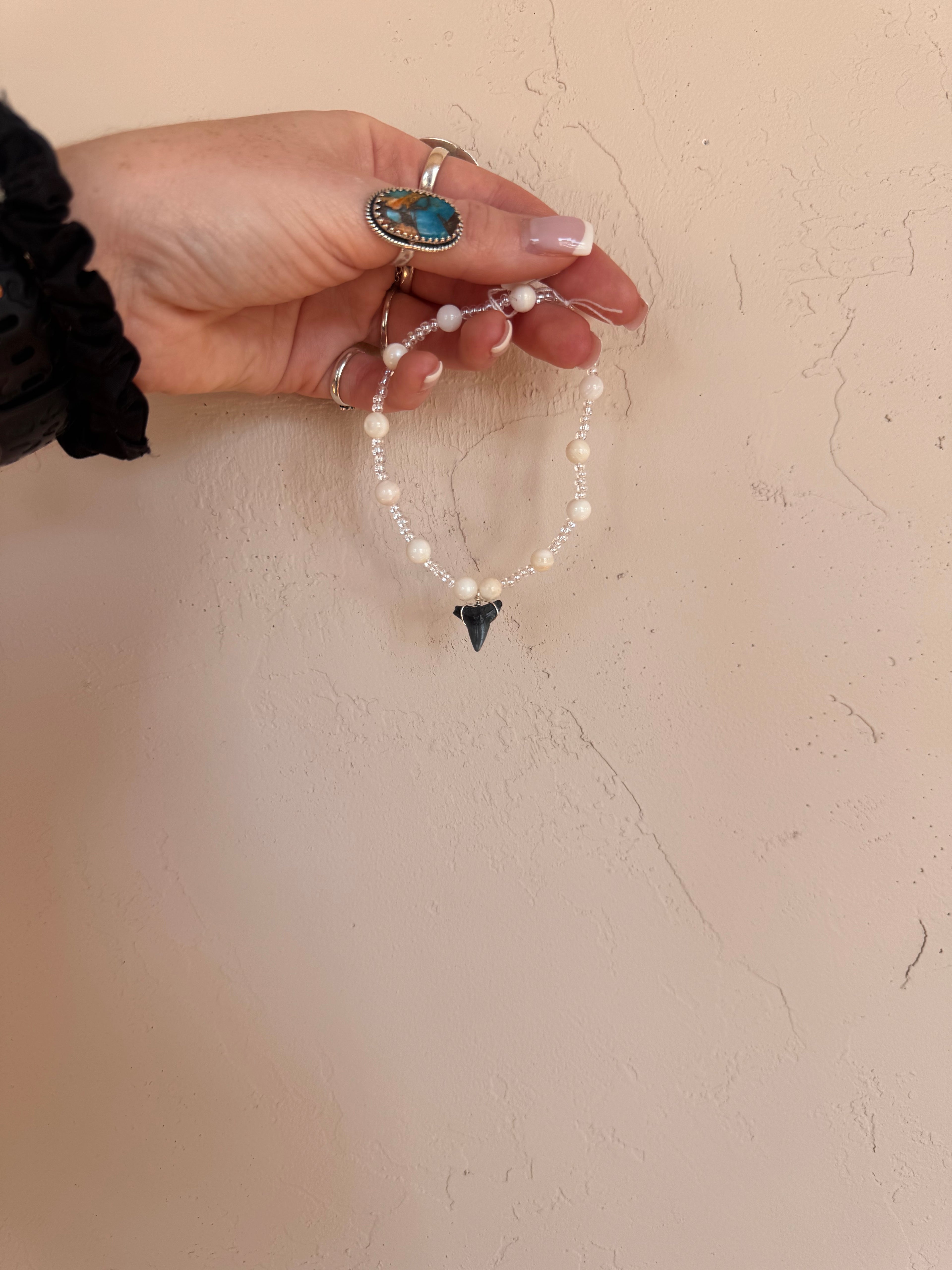Shark Tooth Ankle Bracelet