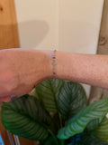 Cross And 4mm Sterling Pearl Bracelet