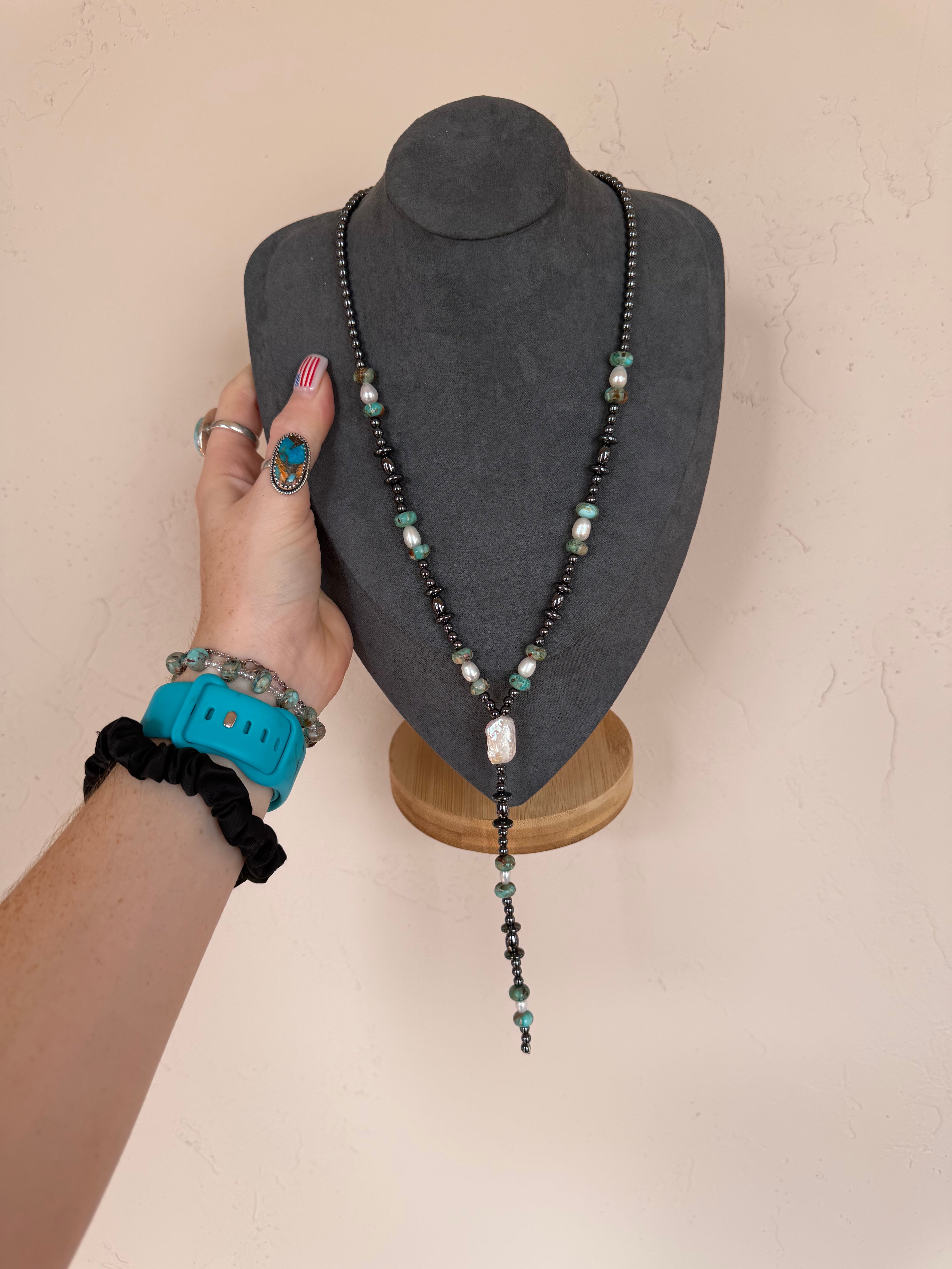 Fancy Pearl Lariat